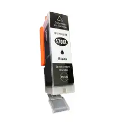 TB Blekkpatron PGI-570 Sort Høykapasitet (20.4ml), erstatter Canon PGI-570XL/0318C001