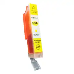 TB Blekkpatron CLI-571 Gul Høykapasitet (10.8ml), erstatter Canon CLI-571XLY/0331C001