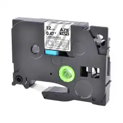 TB TZE-135 P-Touch Tape Hvit på Klar 12mm (8m), erstatter Brother TZE-135