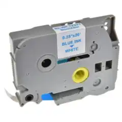 TB TZE-223 P-Touch Tape Blå på Hvit 9mm (8m), erstatter Brother TZE-223