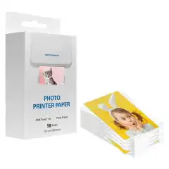TB Zink Papir 50x76mm 50stk, tilsvarer HP 1DE37A
